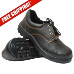Delux Grade Men's  Steel Toe Safety Shoes